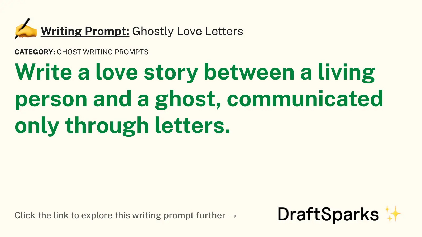 Ghostly Love Letters