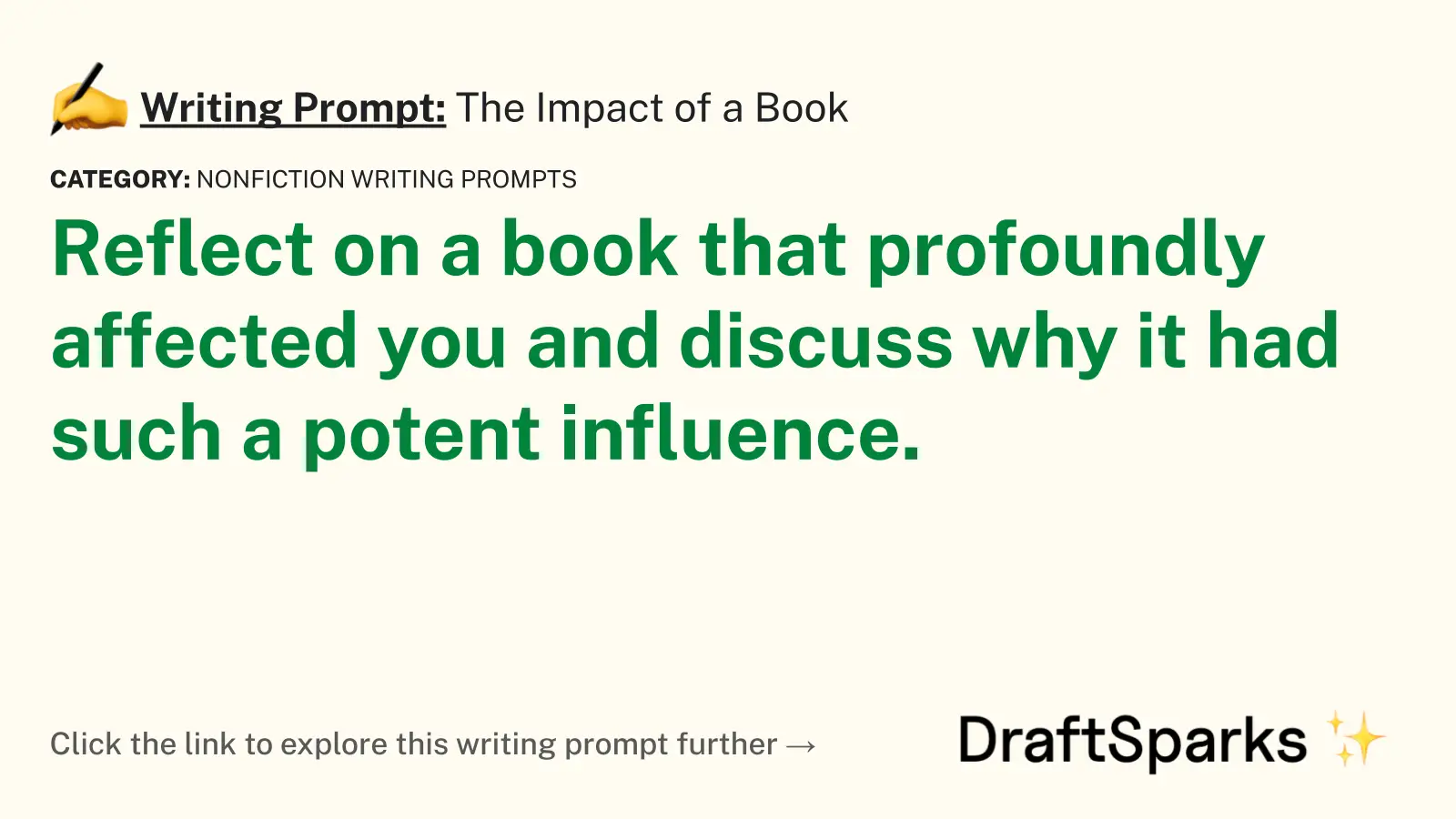 The Impact of a Book