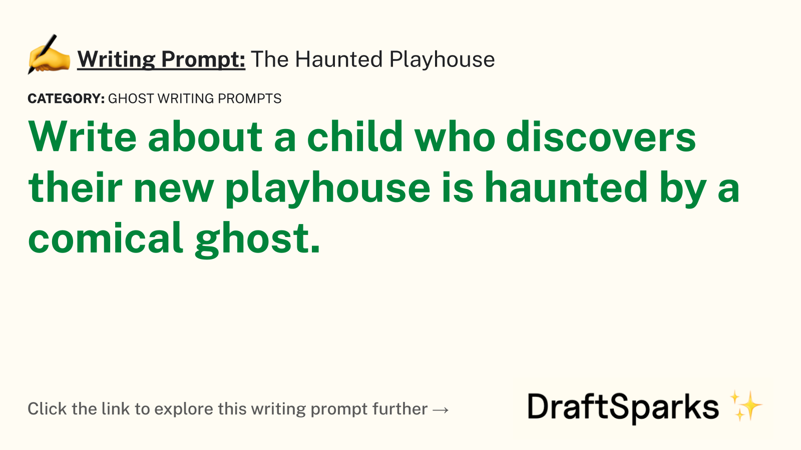 The Haunted Playhouse