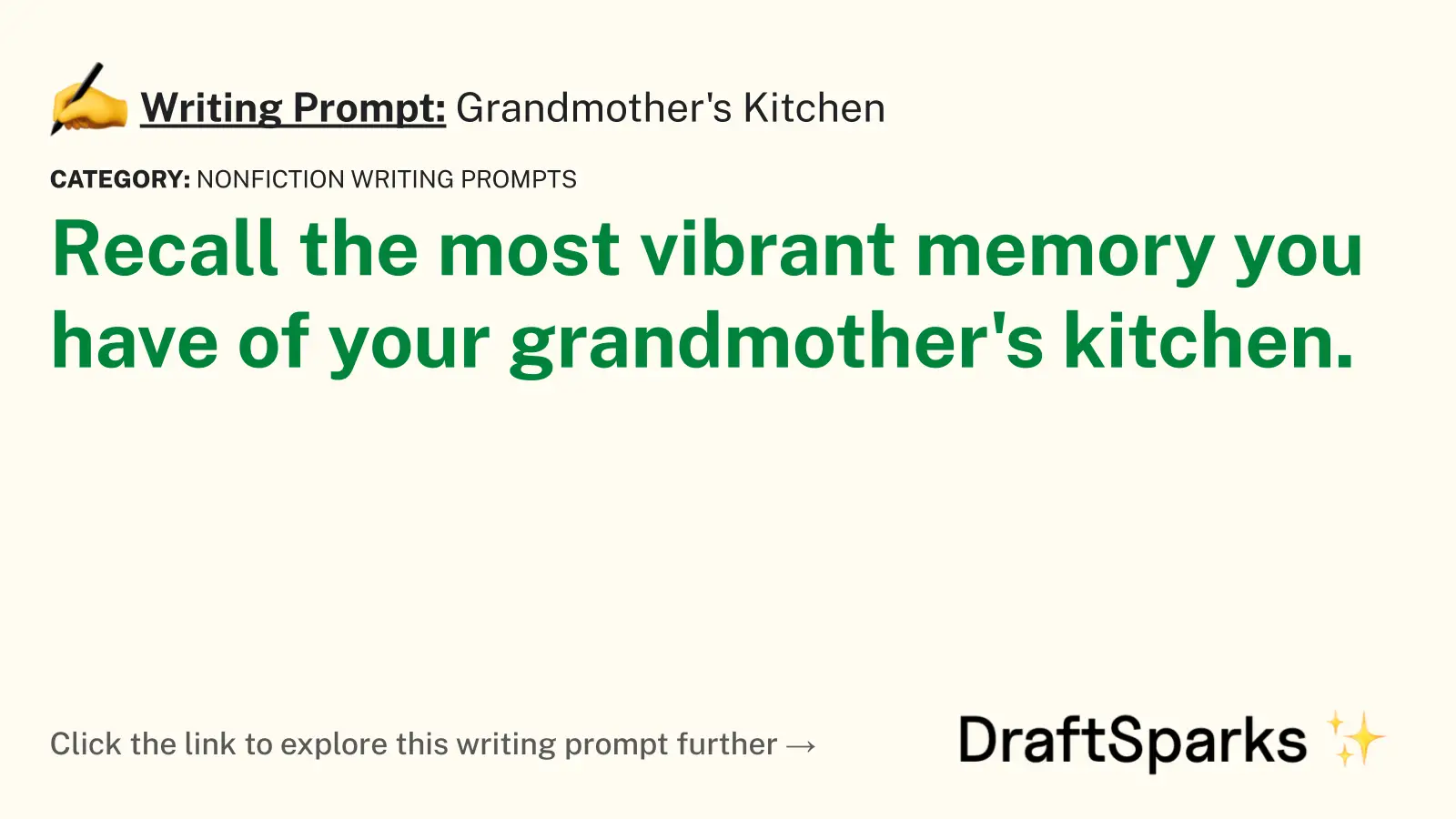 Grandmother’s Kitchen