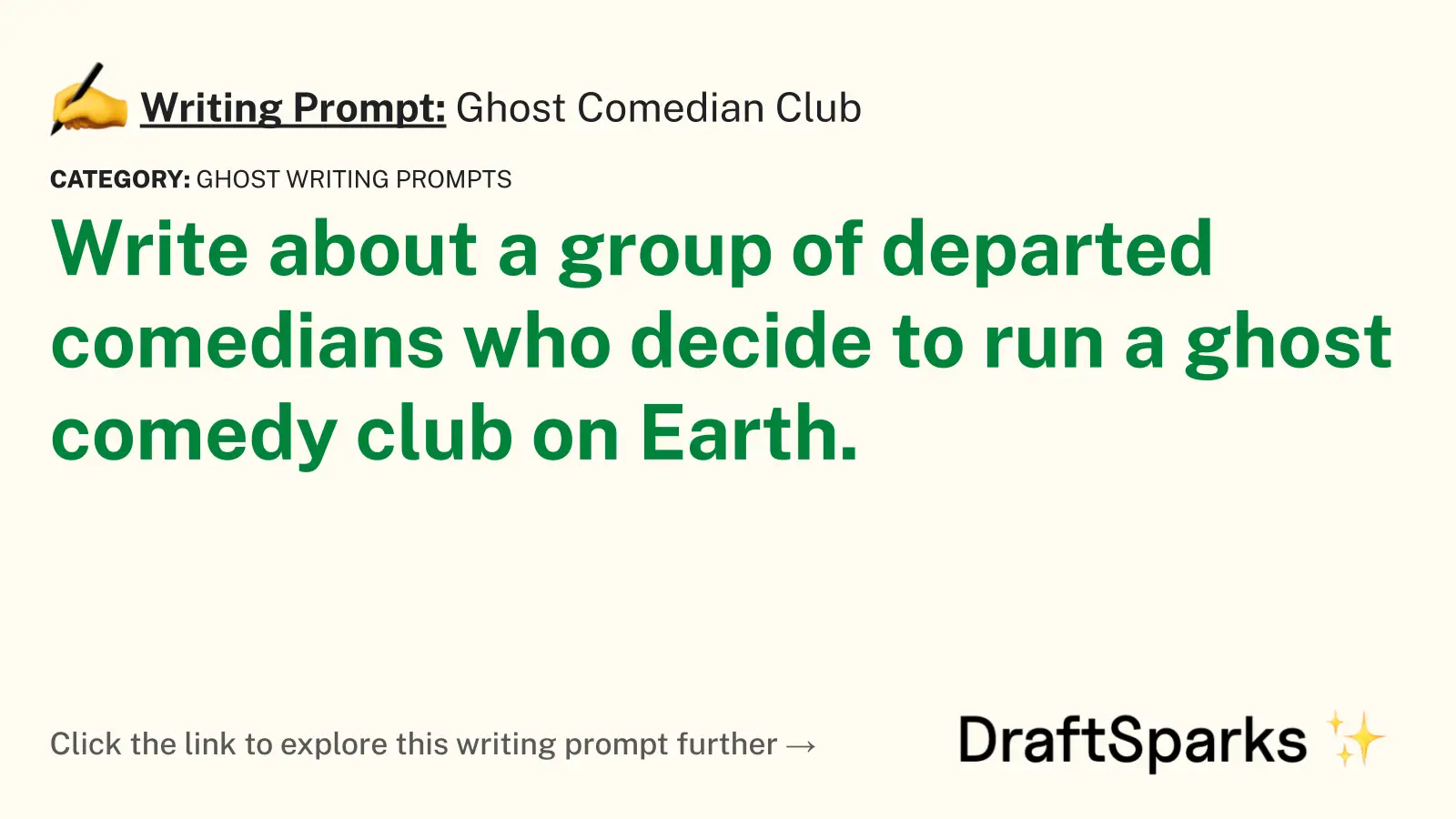 Ghost Comedian Club