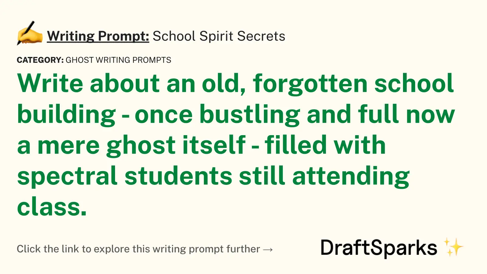 School Spirit Secrets