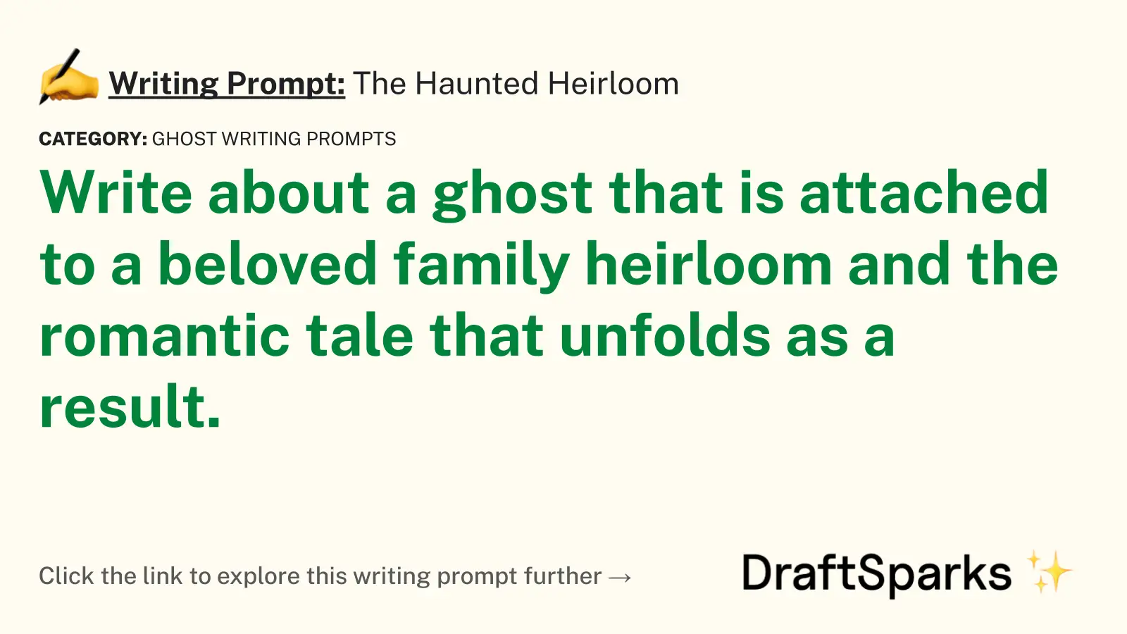 The Haunted Heirloom