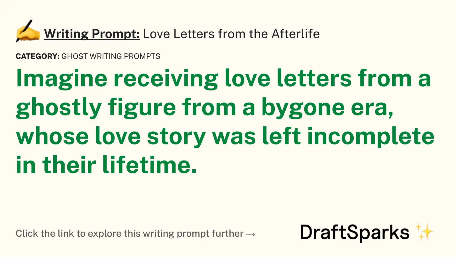 Love Letters from the Afterlife
