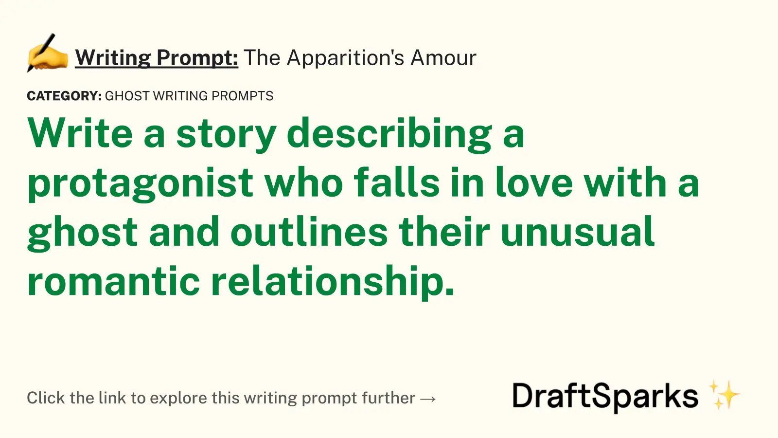 The Apparition’s Amour