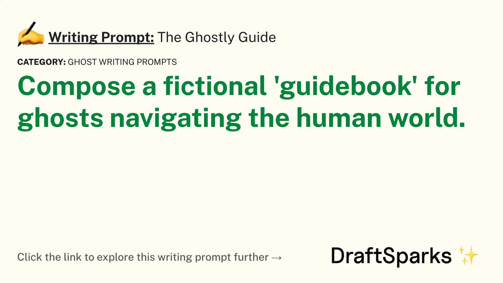 The Ghostly Guide
