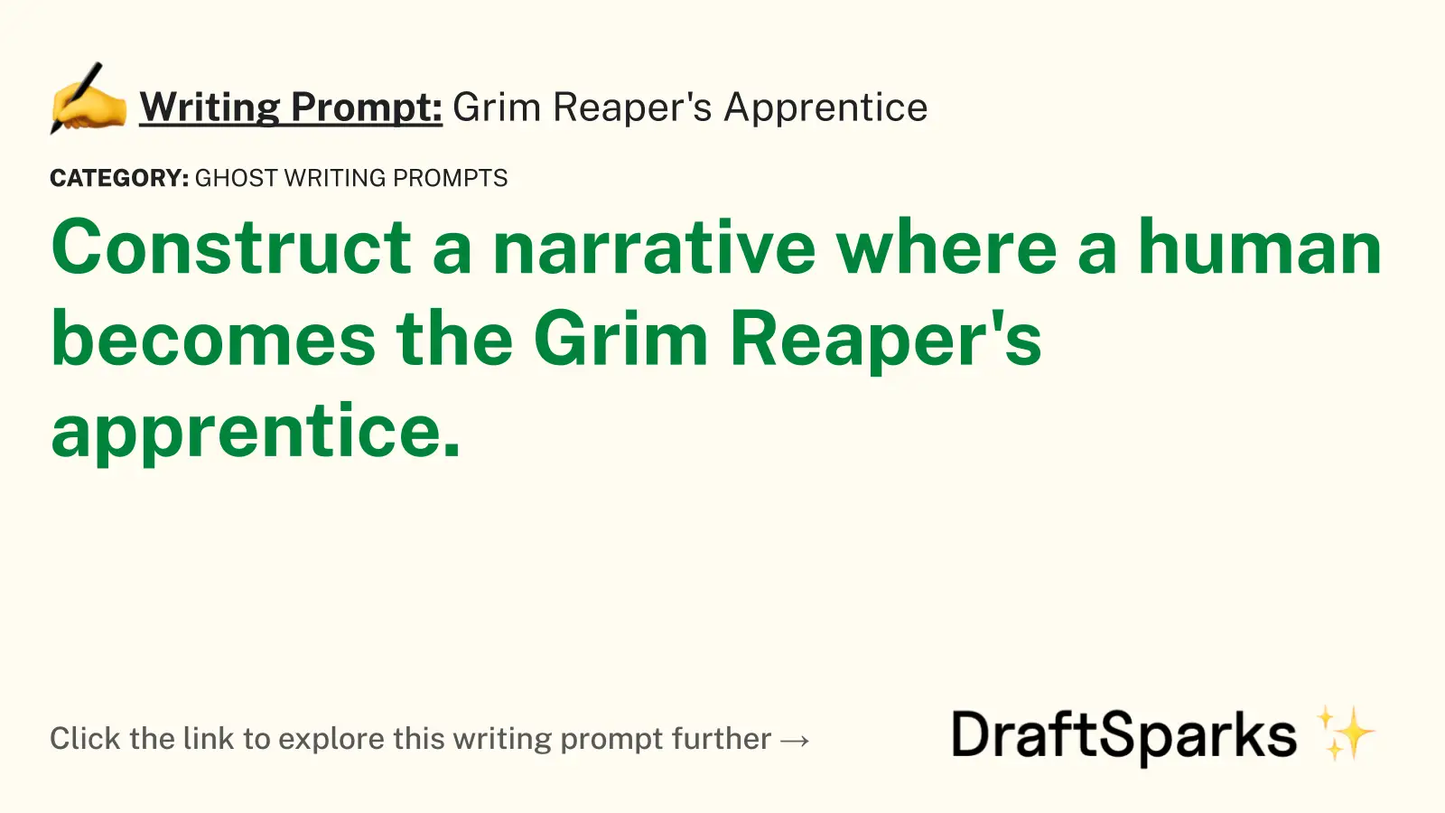 Grim Reaper’s Apprentice