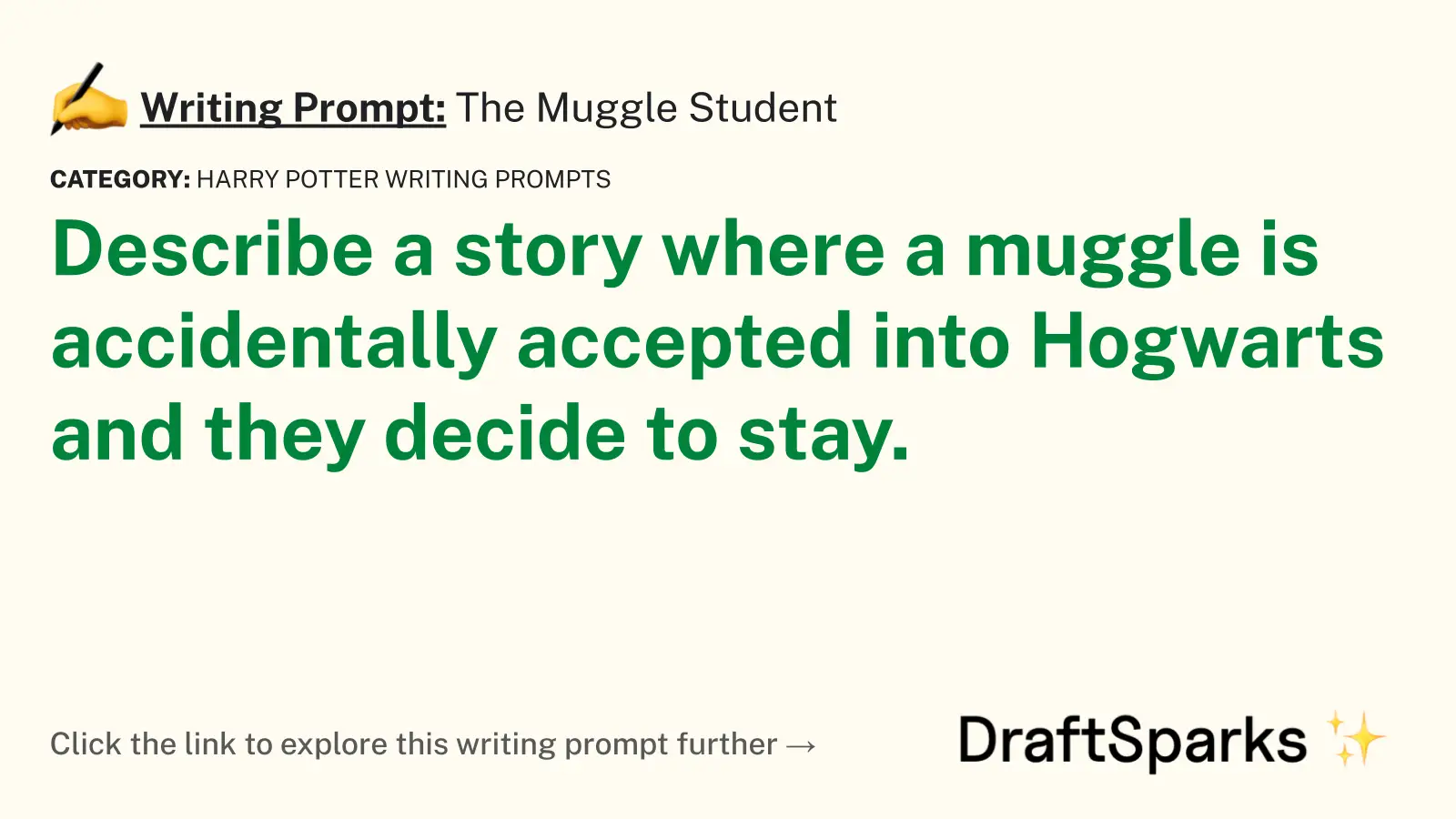 The Muggle Student