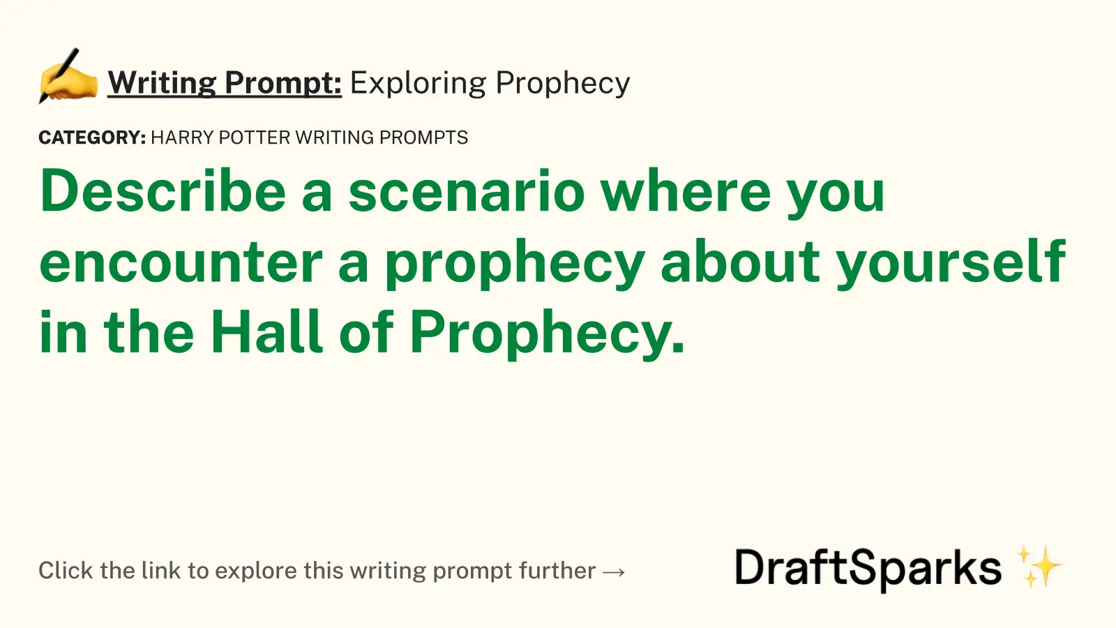 Exploring Prophecy