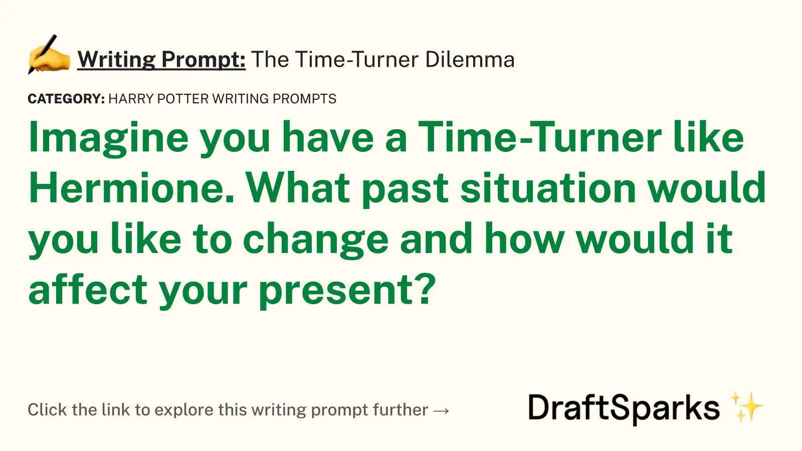 The Time-Turner Dilemma