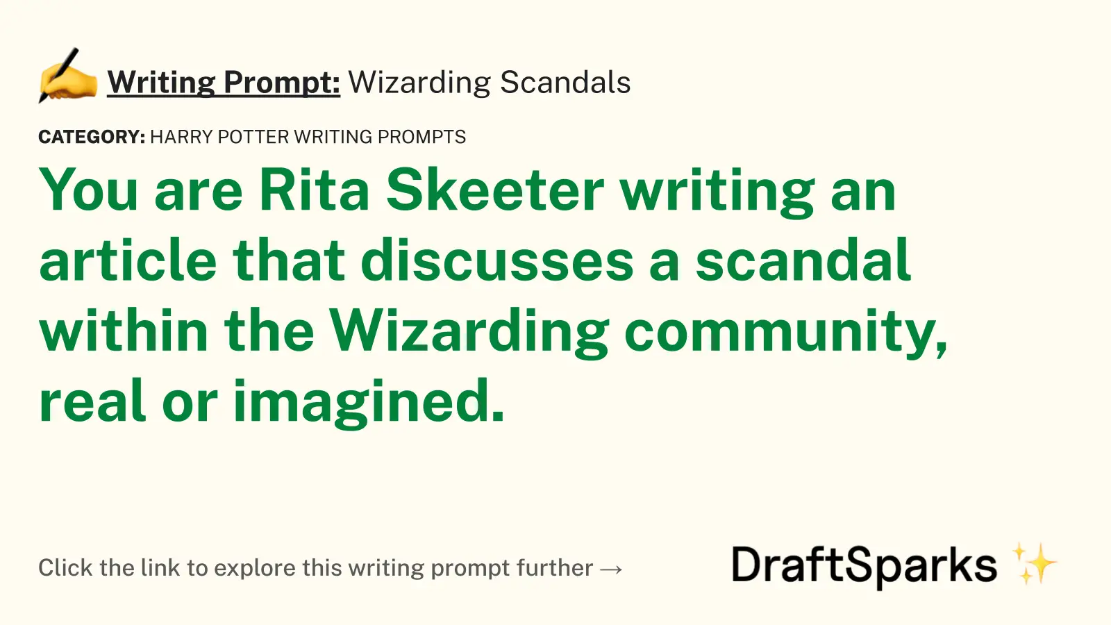 Wizarding Scandals