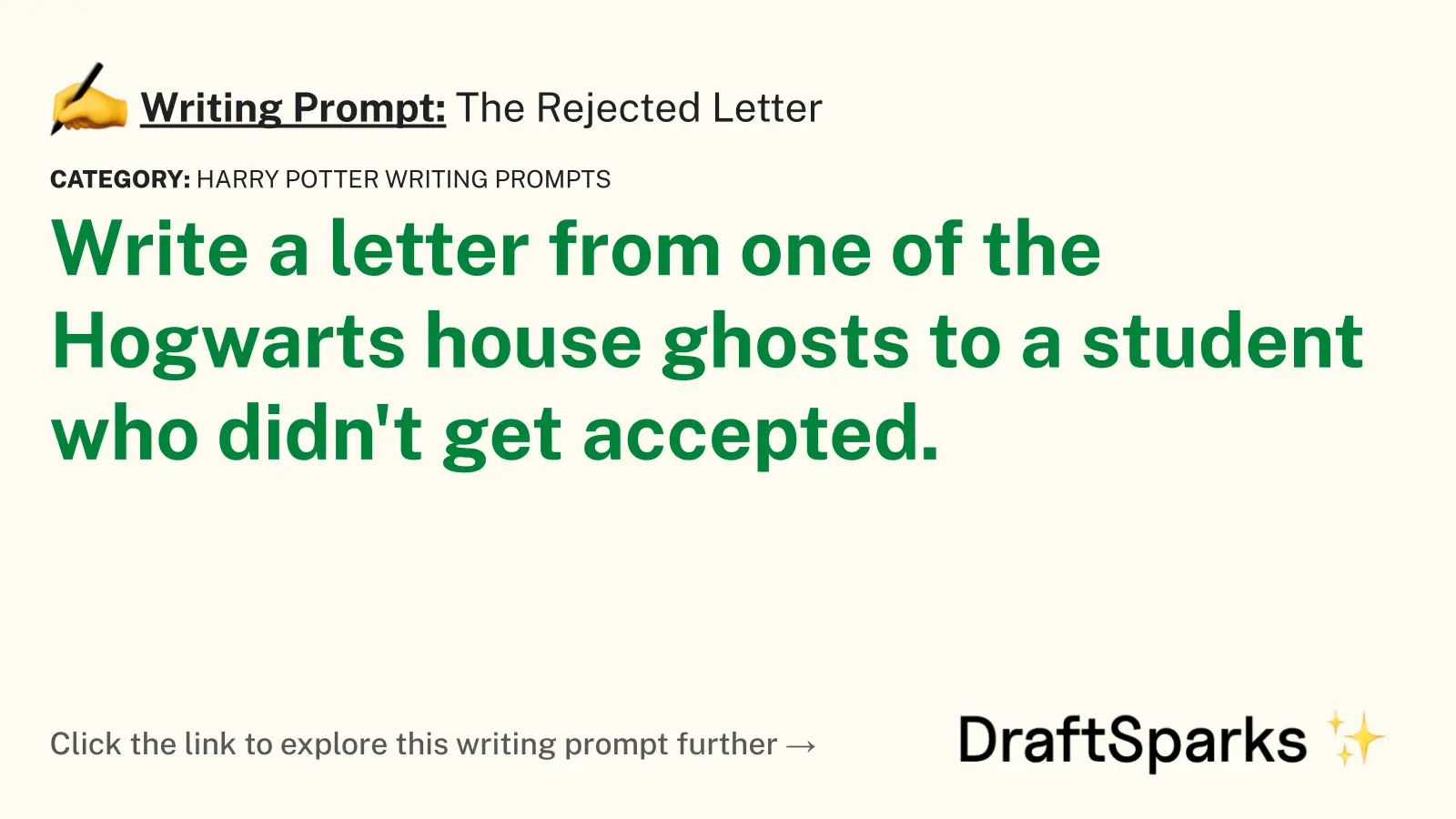 The Rejected Letter