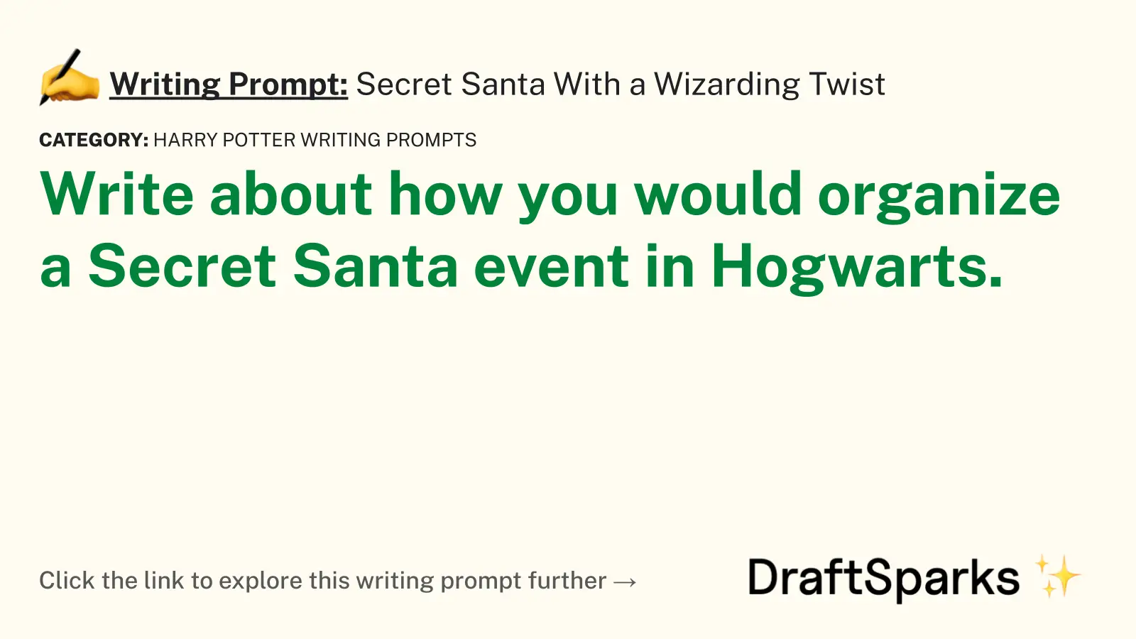 Secret Santa With a Wizarding Twist