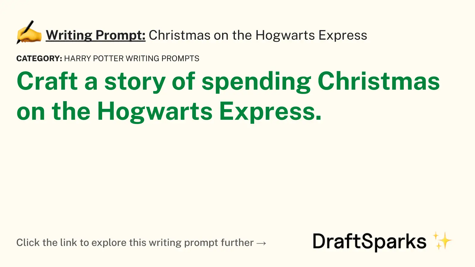 Christmas on the Hogwarts Express