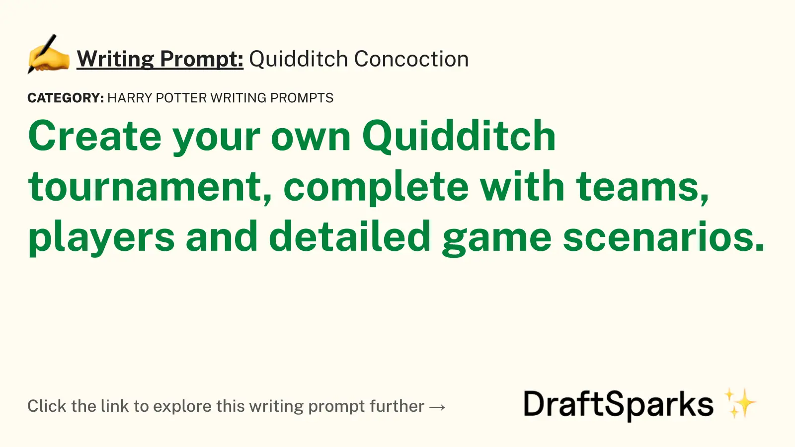 Quidditch Concoction