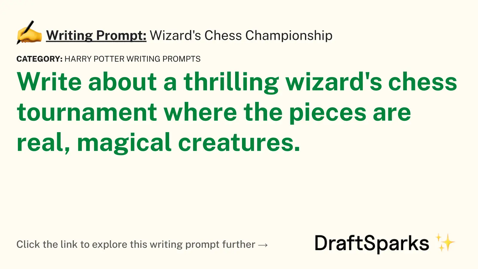 Wizard’s Chess Championship