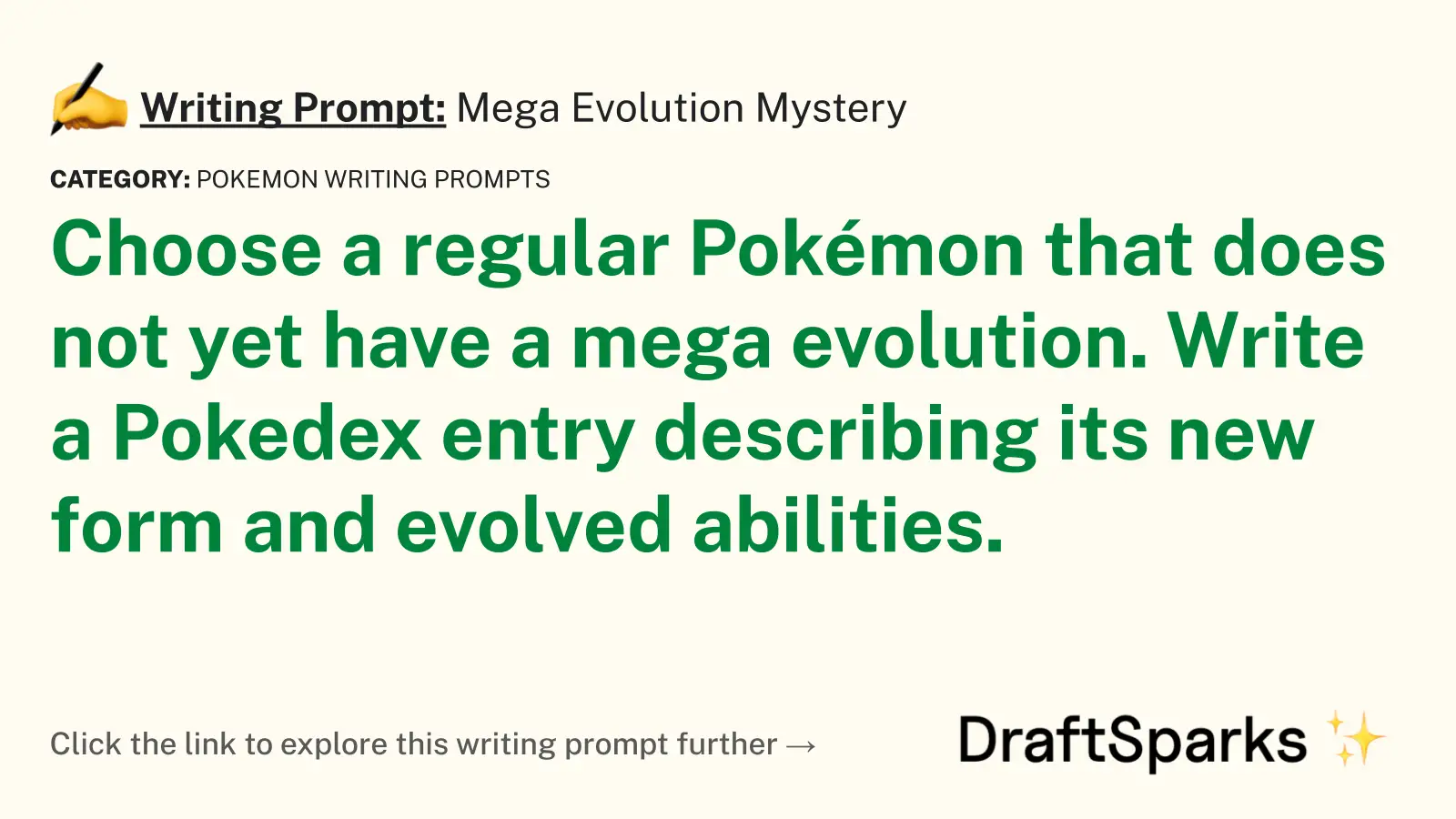 Mega Evolution Mystery