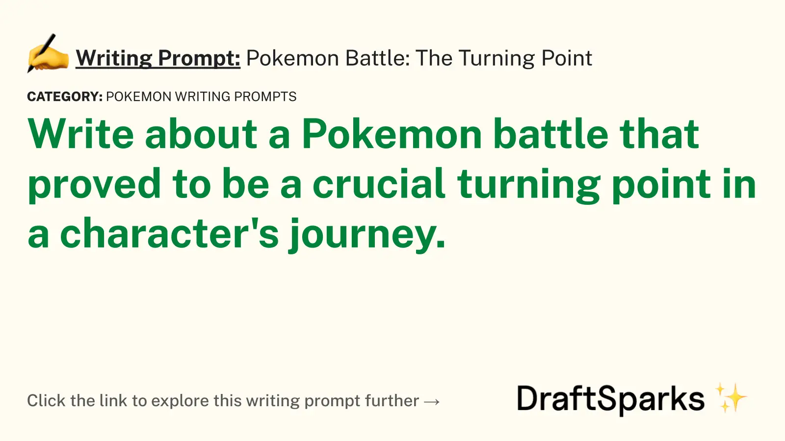 Pokemon Battle: The Turning Point