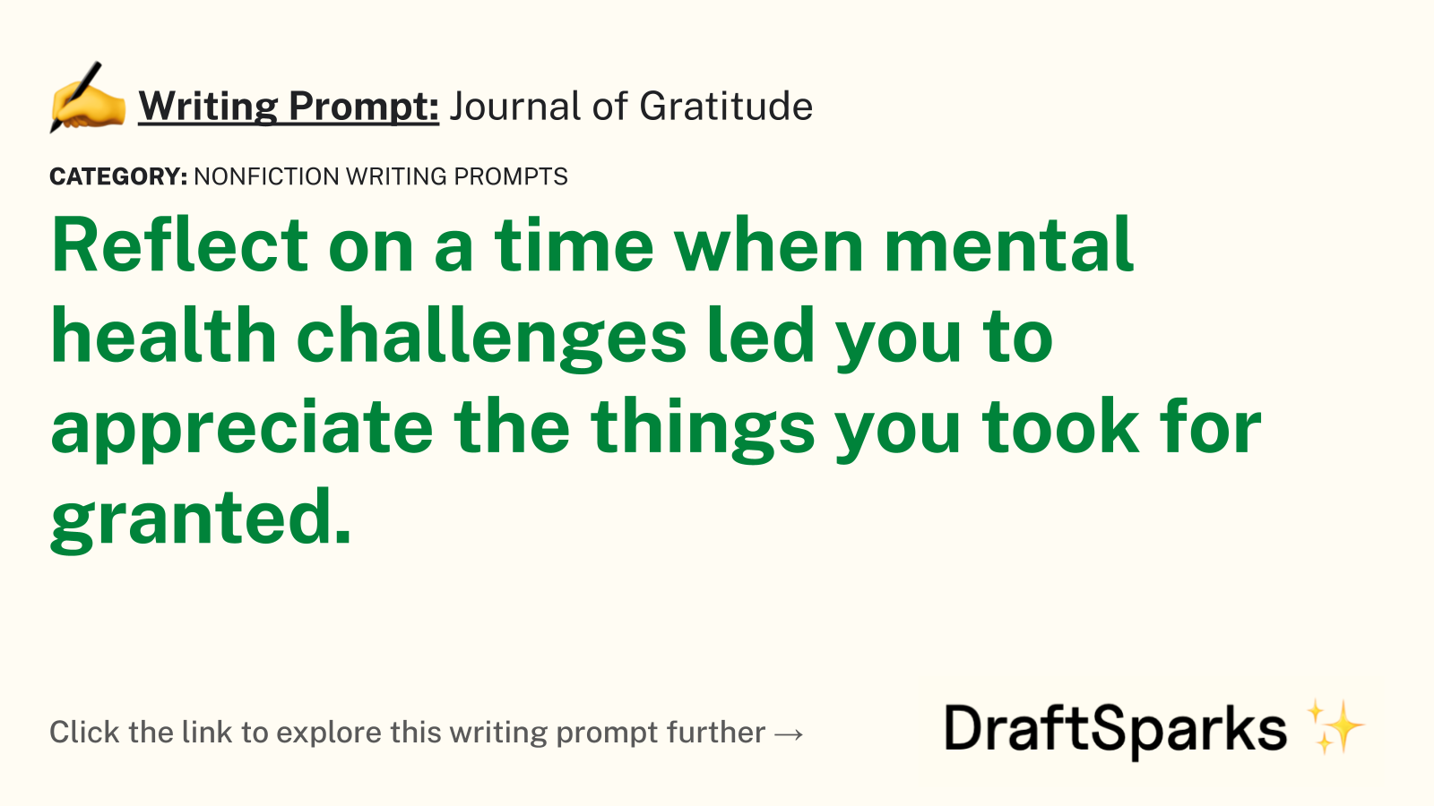 Journal of Gratitude