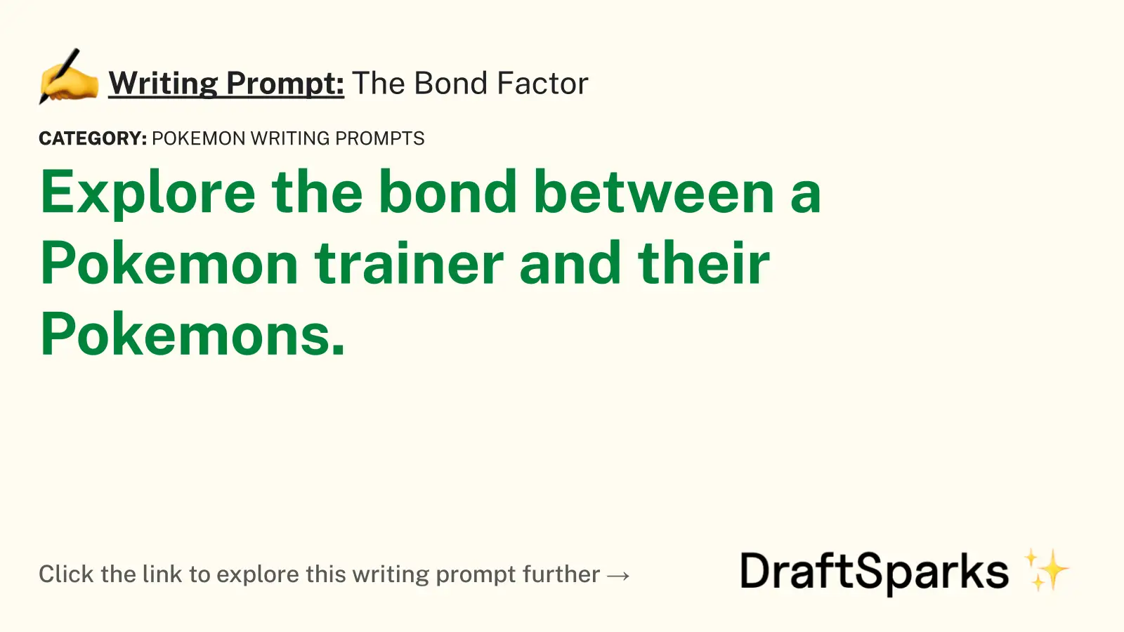 The Bond Factor