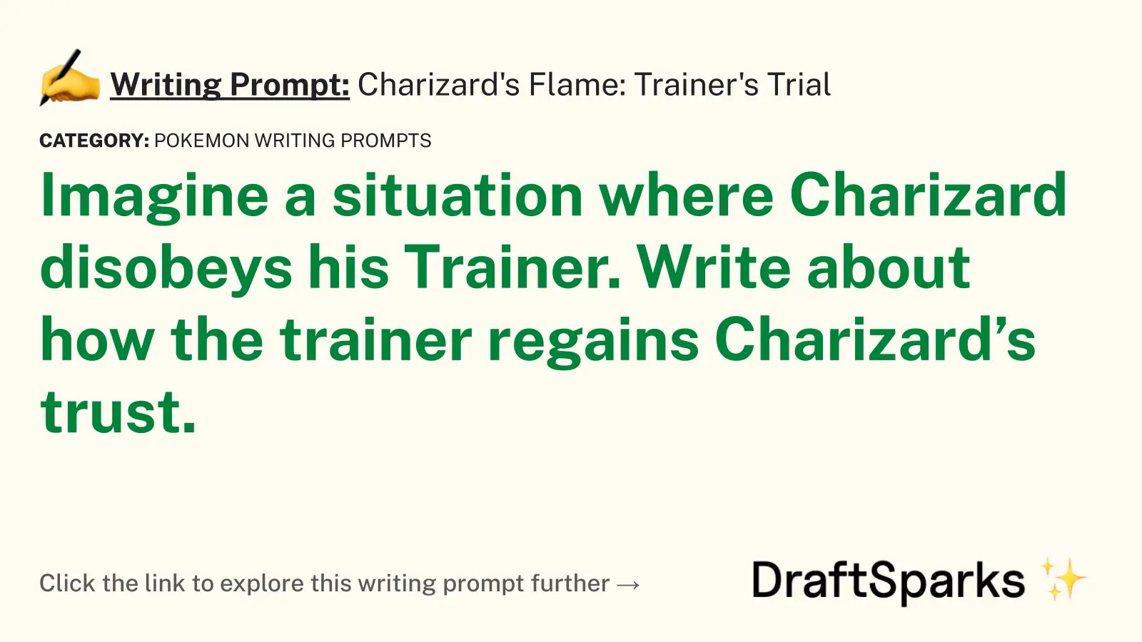 Charizard’s Flame: Trainer’s Trial
