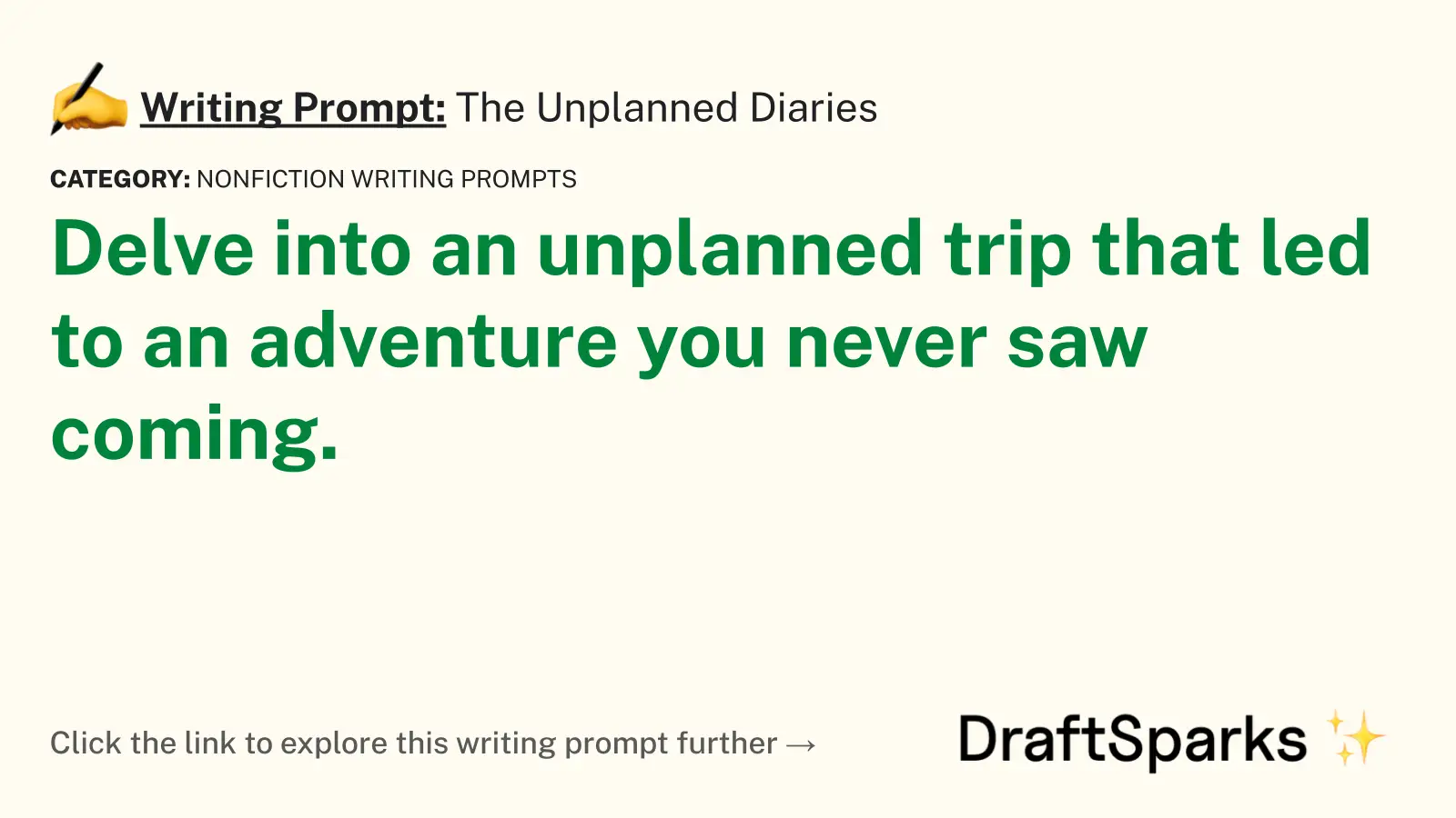 The Unplanned Diaries