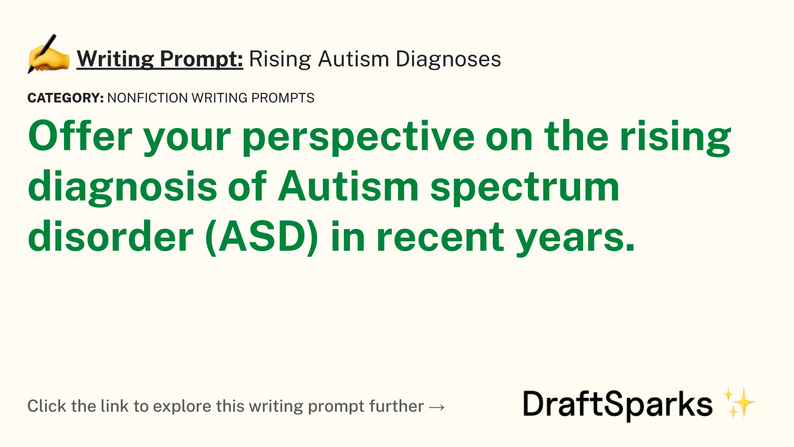 Rising Autism Diagnoses