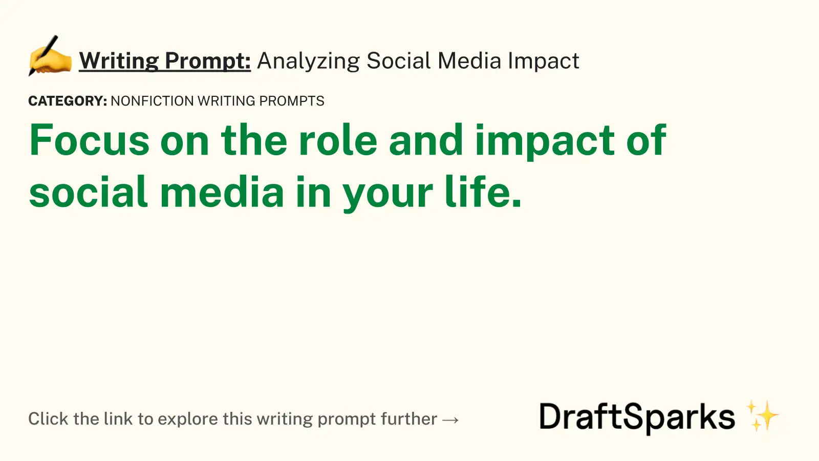 Analyzing Social Media Impact