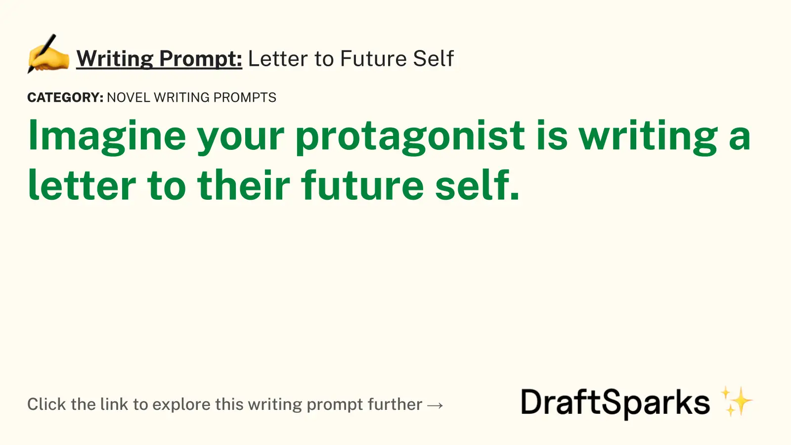 Letter to Future Self