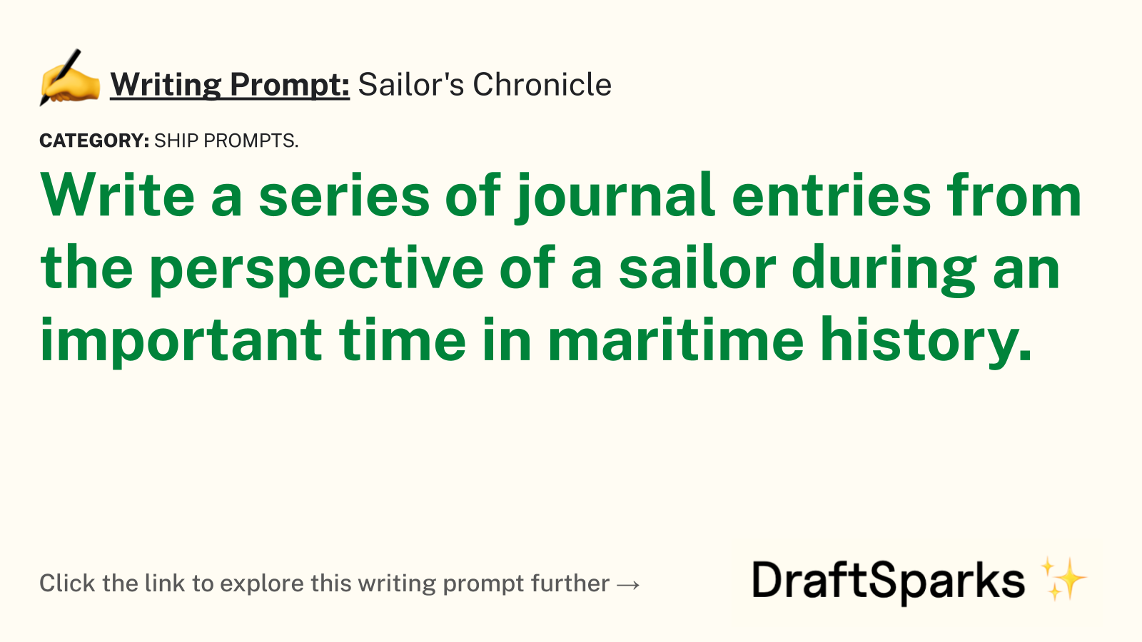 Sailor’s Chronicle