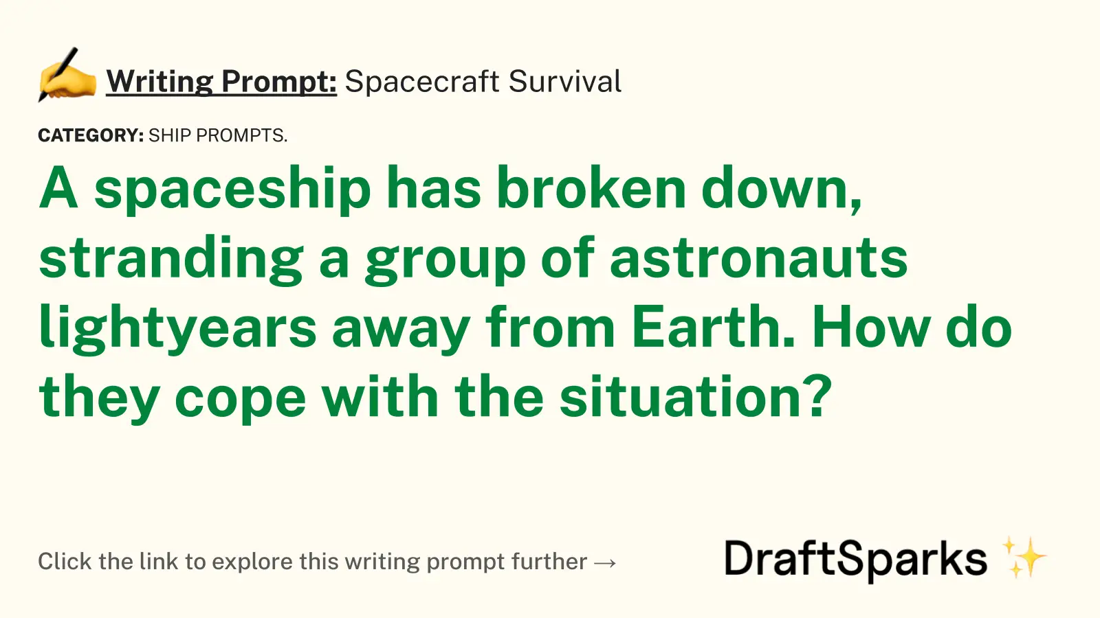 Spacecraft Survival