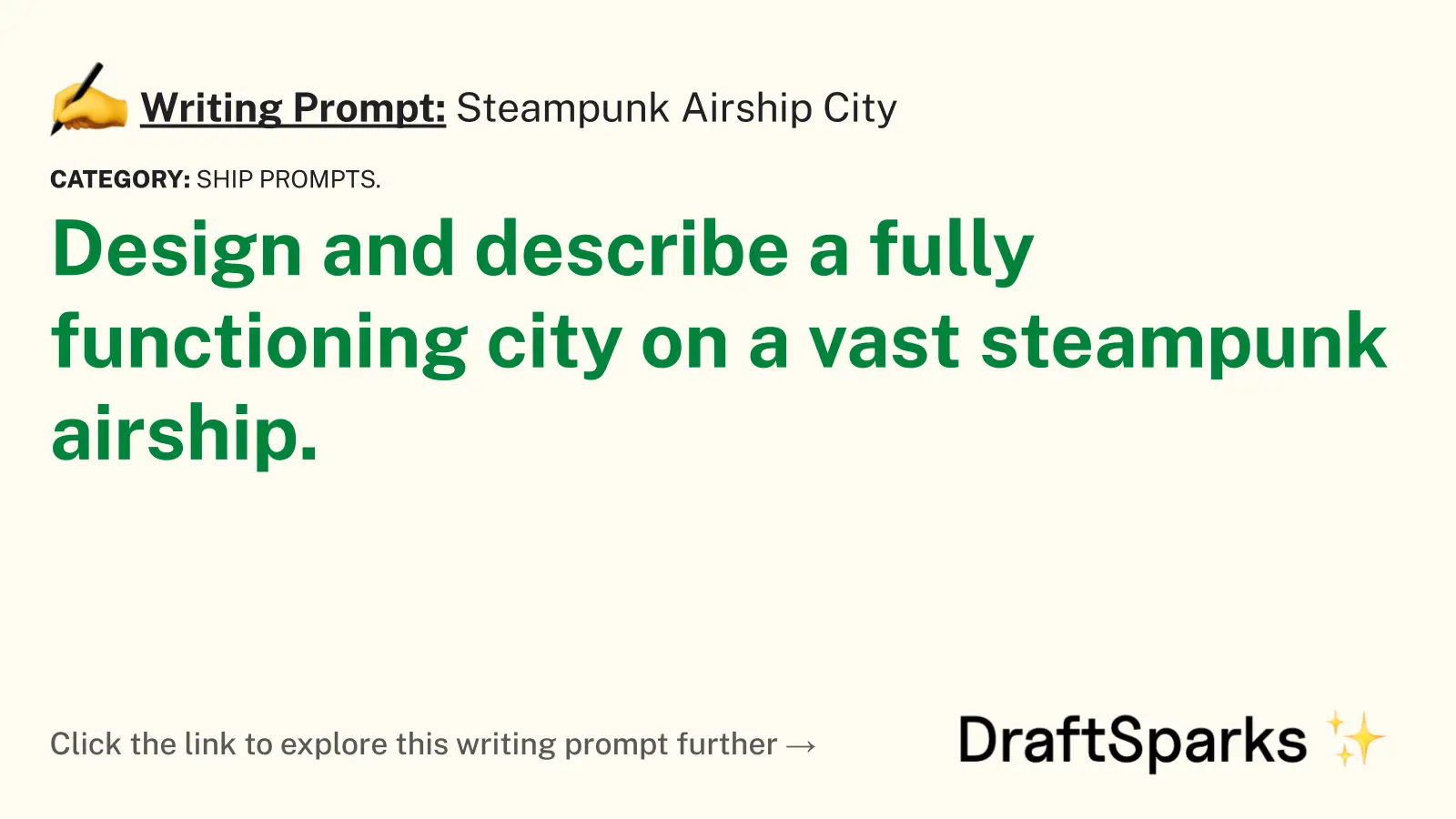 Steampunk Airship City