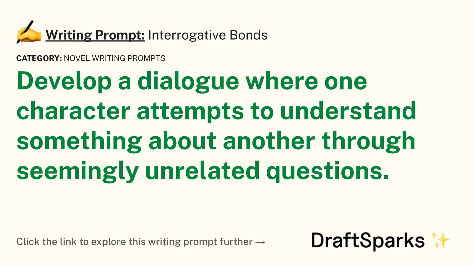 Interrogative Bonds