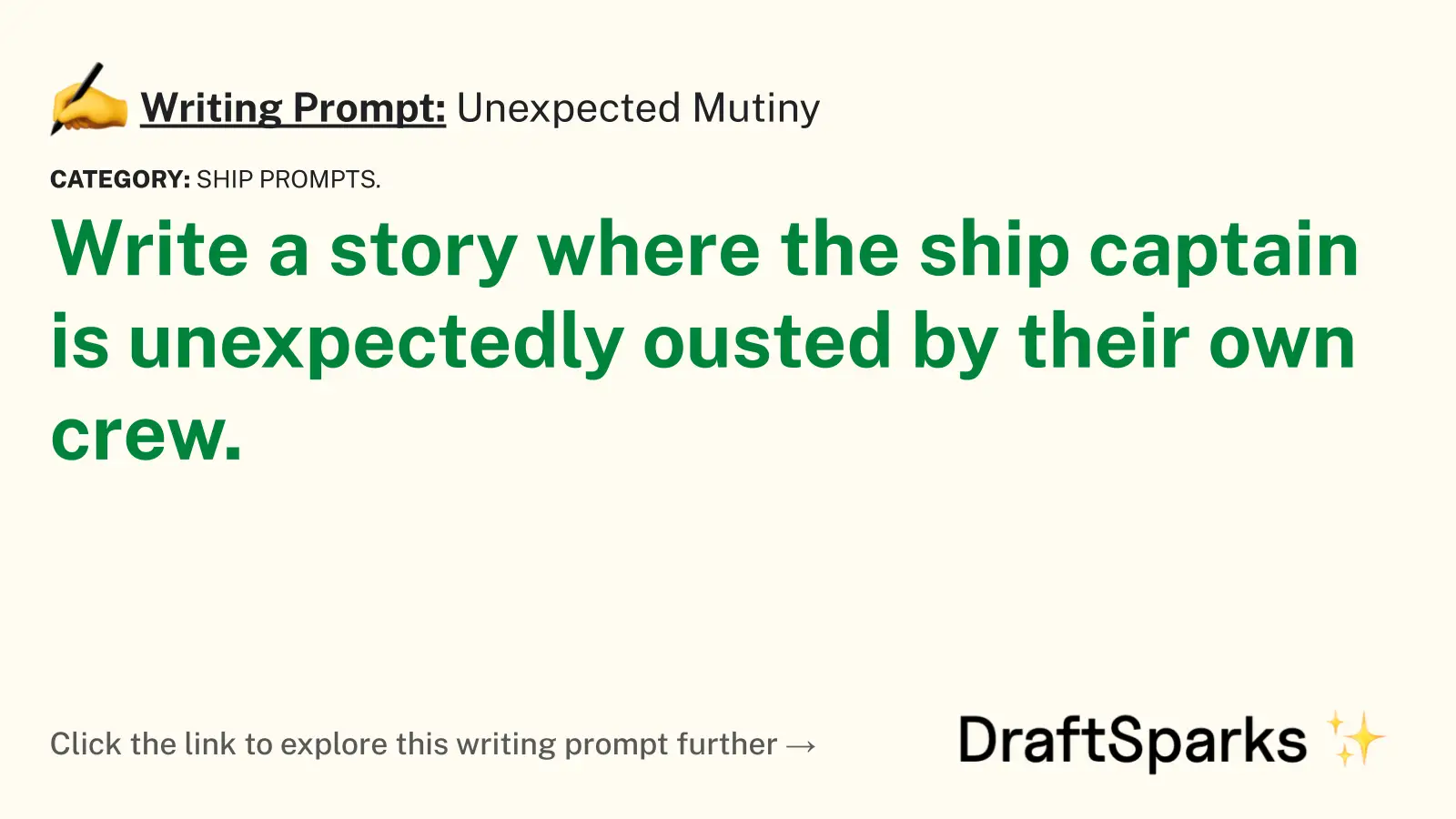 Unexpected Mutiny