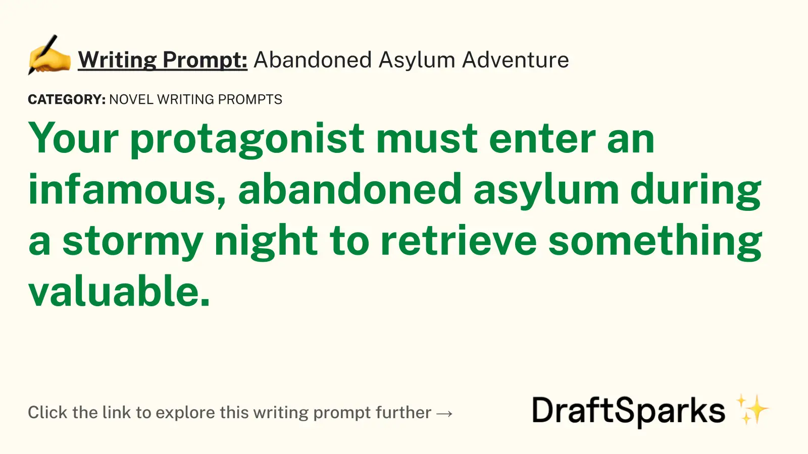 Abandoned Asylum Adventure
