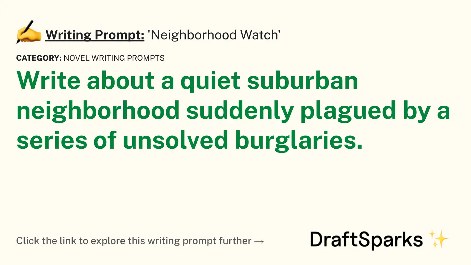 ‘Neighborhood Watch’