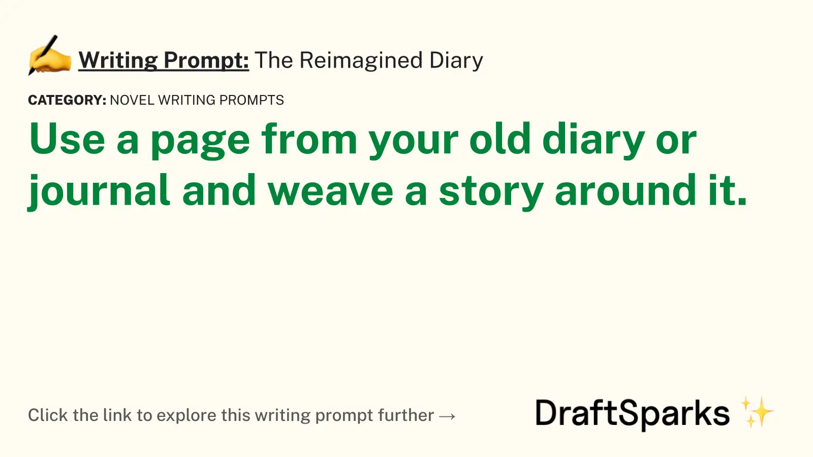 The Reimagined Diary
