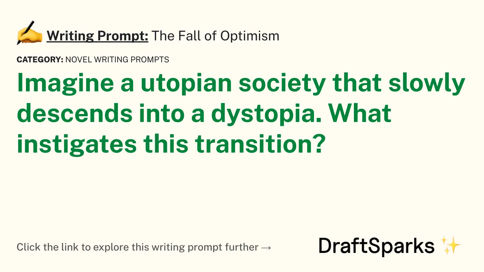 The Fall of Optimism