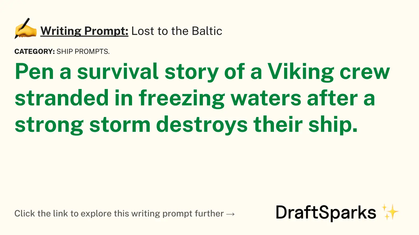 Lost to the Baltic