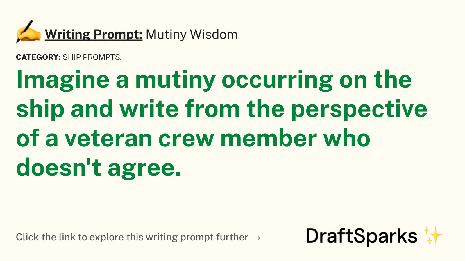 Mutiny Wisdom