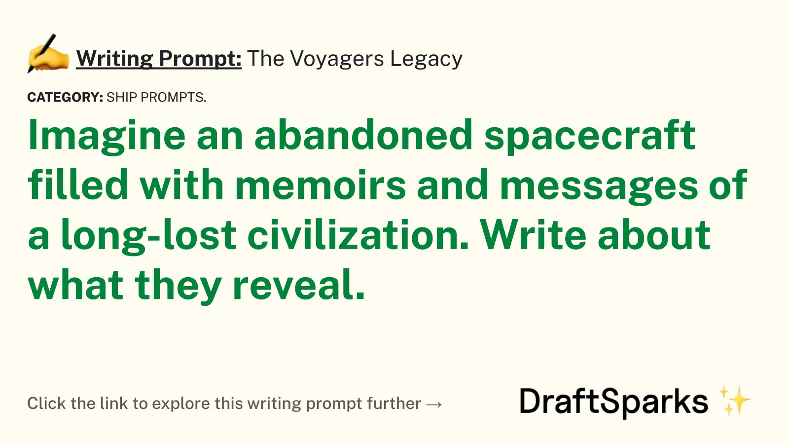The Voyagers Legacy
