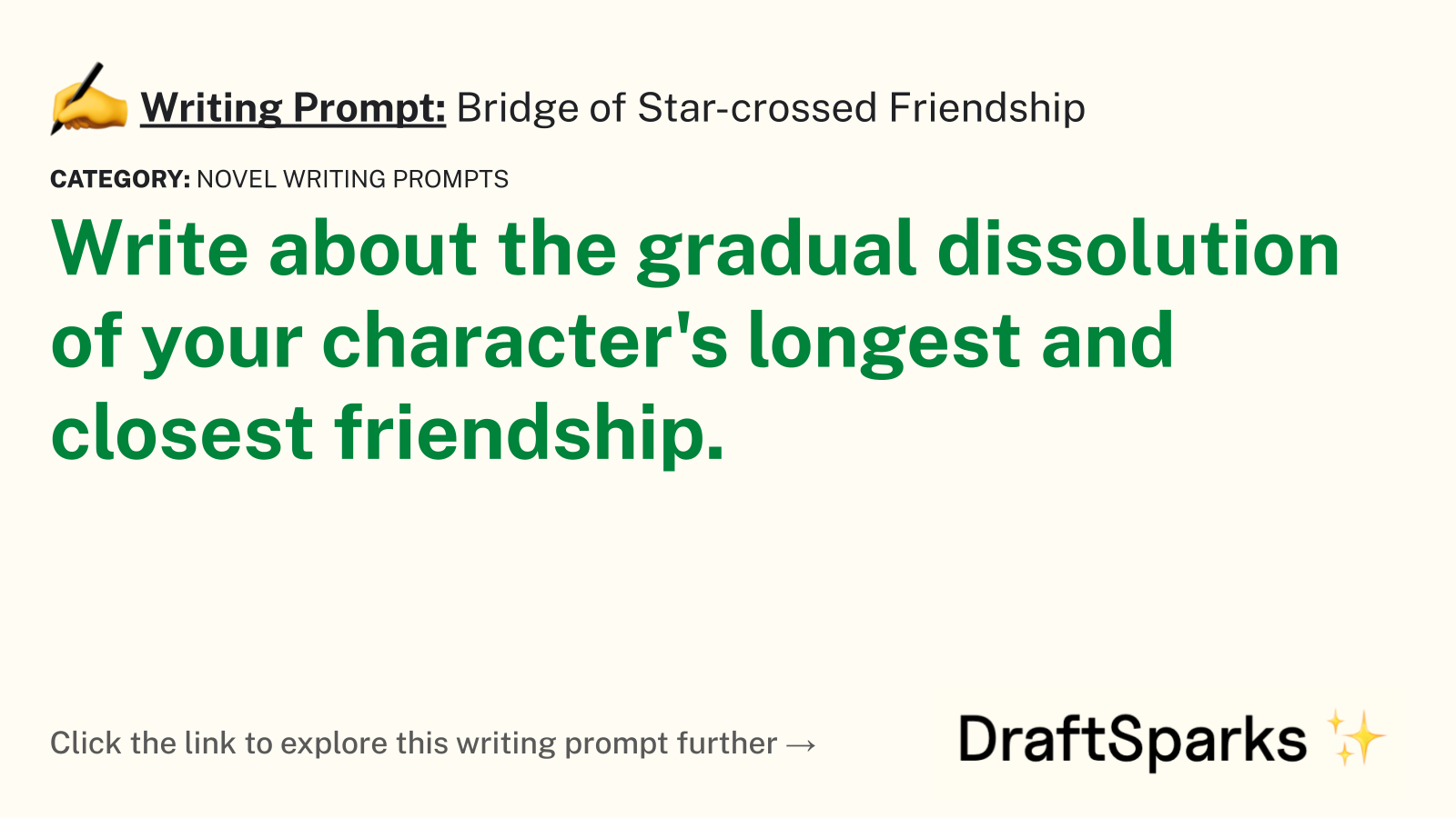 Bridge of Star-crossed Friendship