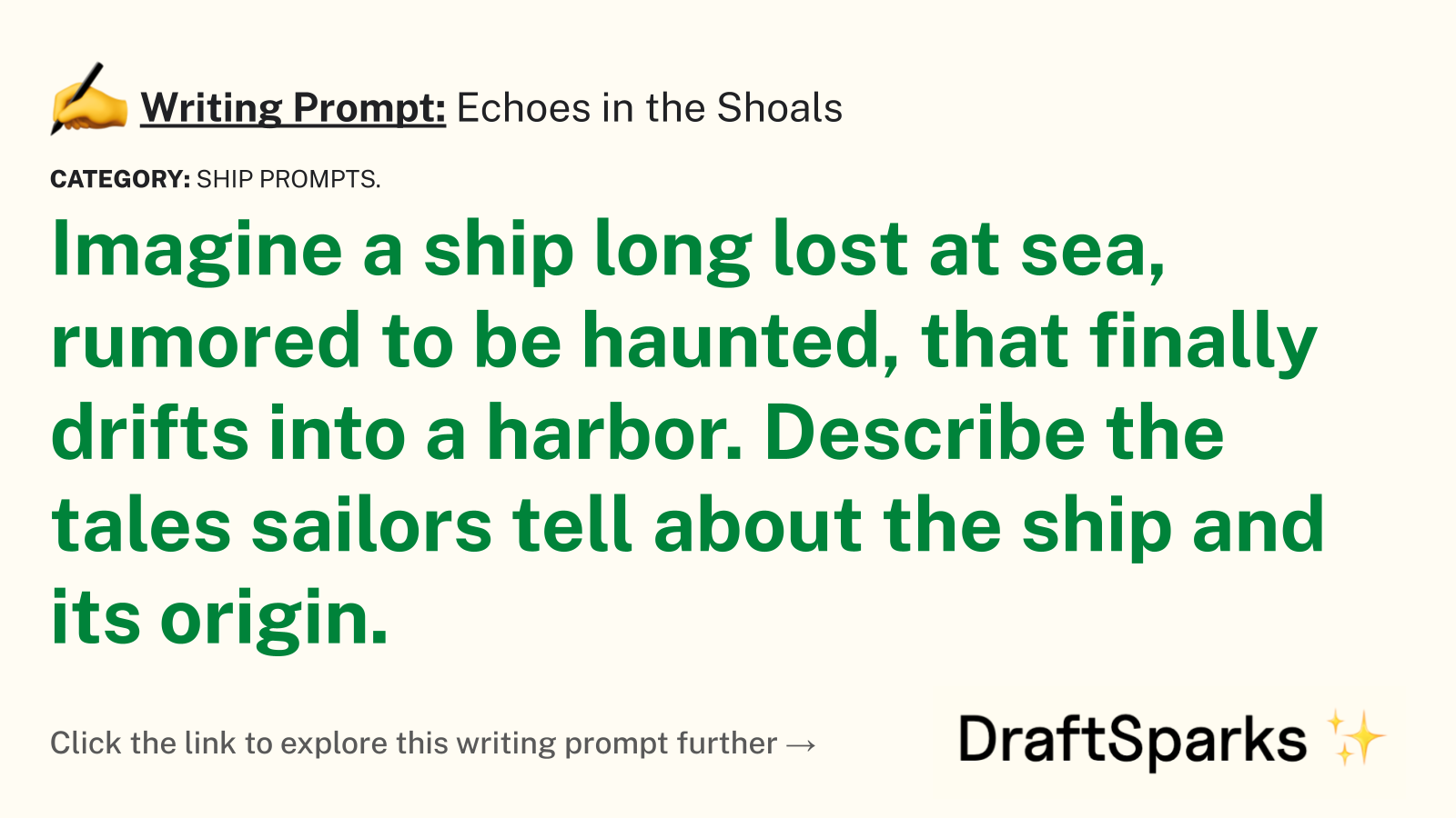 Echoes in the Shoals