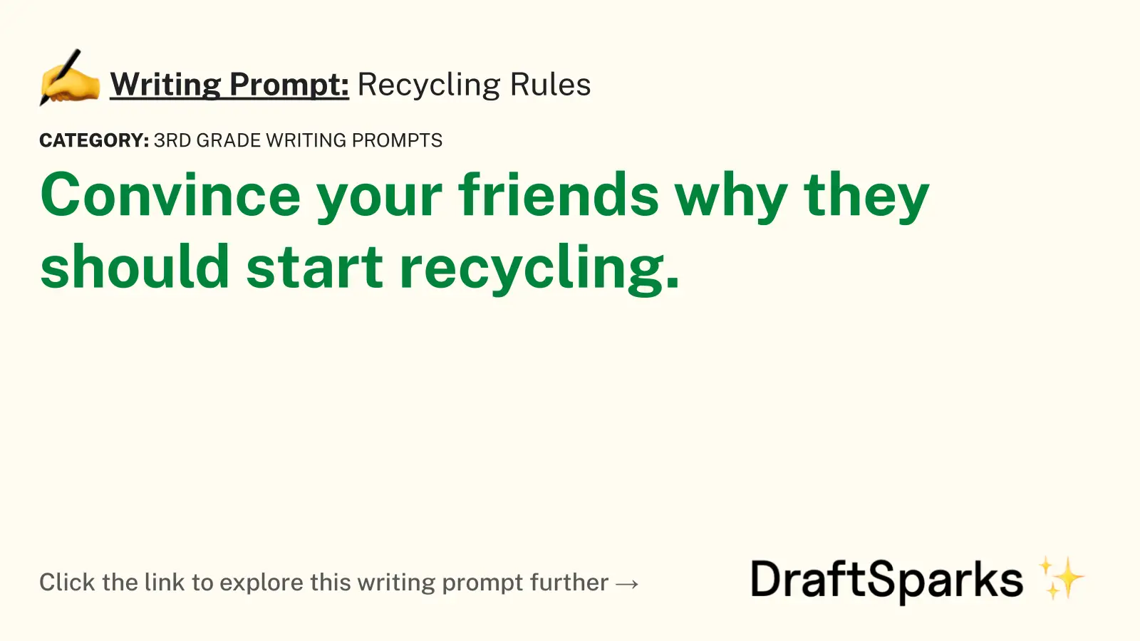 Recycling Rules