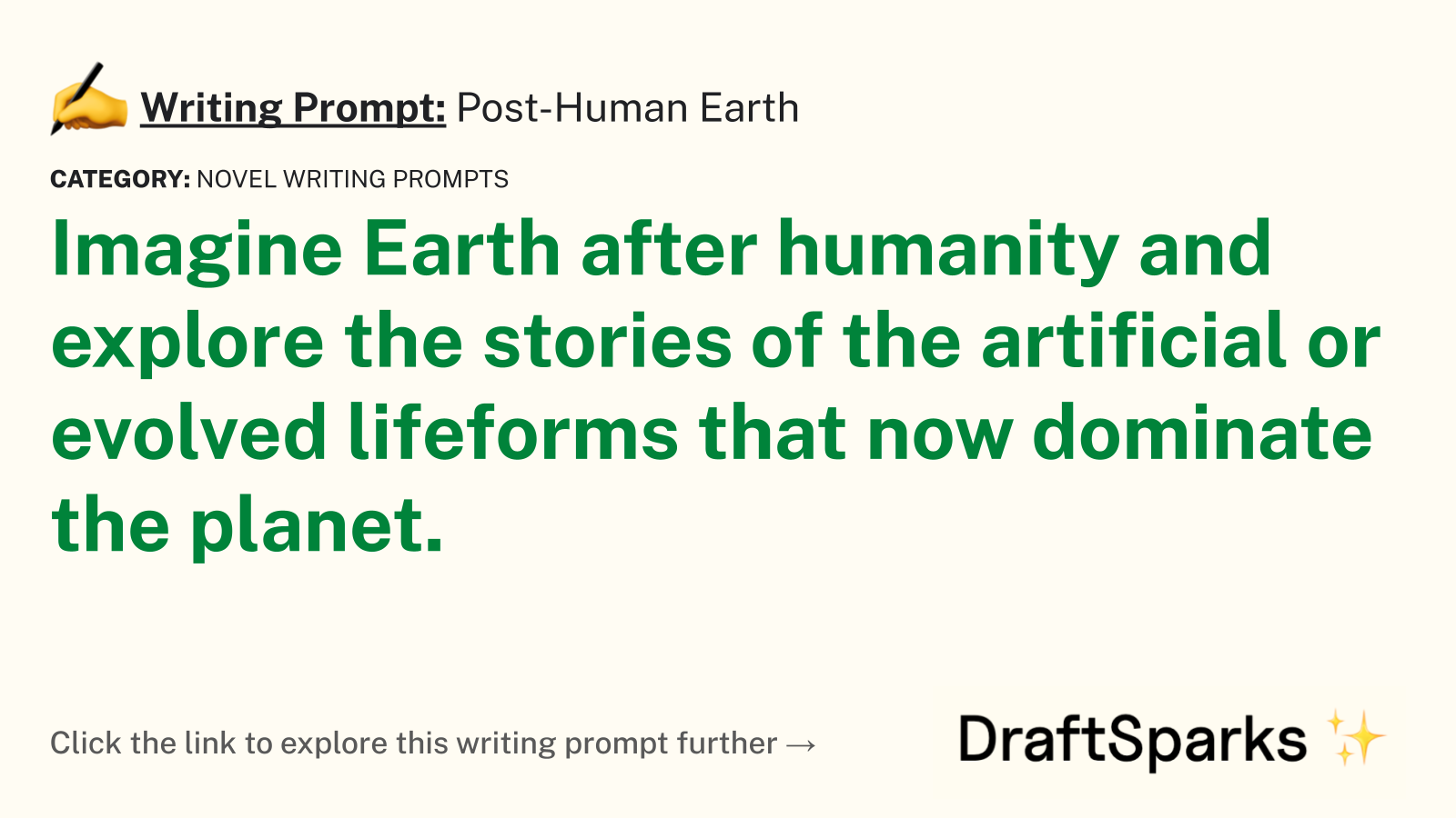 Post-Human Earth