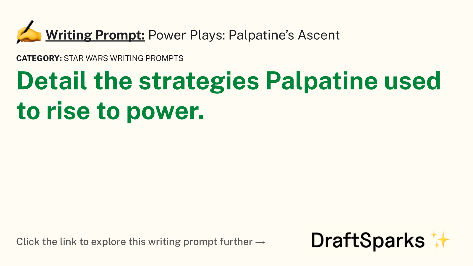 Power Plays: Palpatine’s Ascent