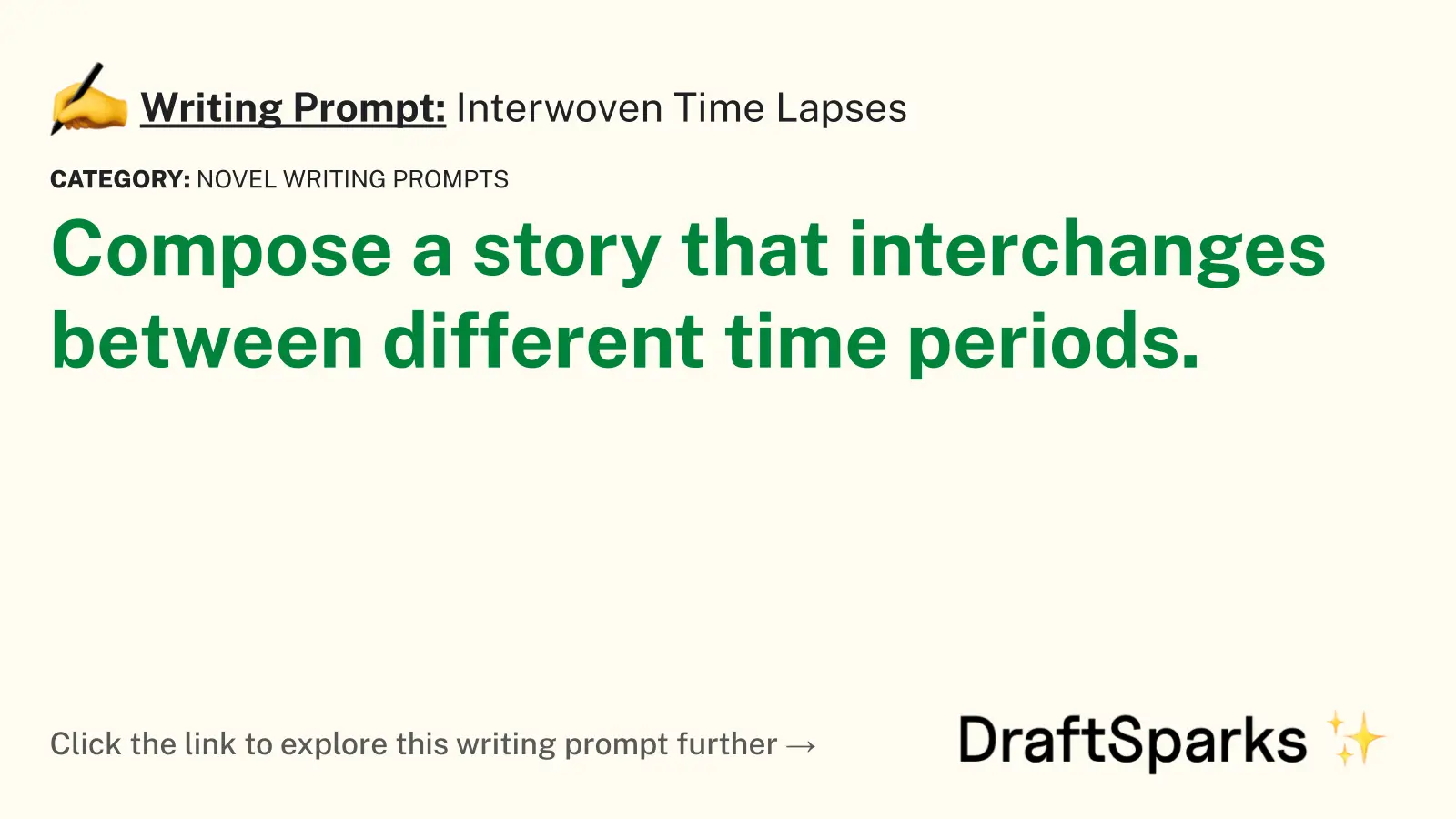 Interwoven Time Lapses