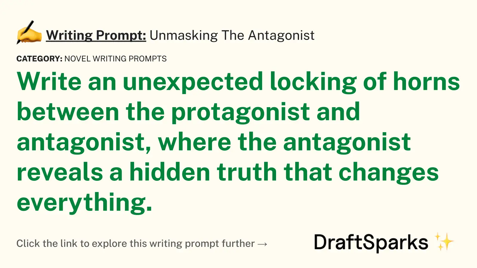 Unmasking The Antagonist