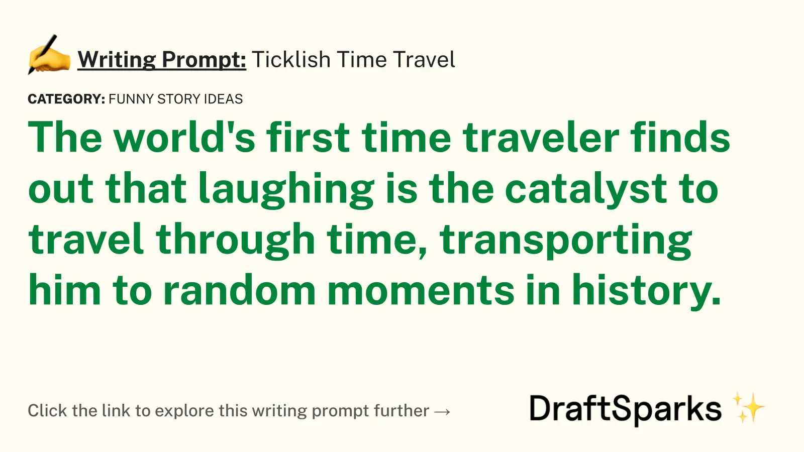 Ticklish Time Travel