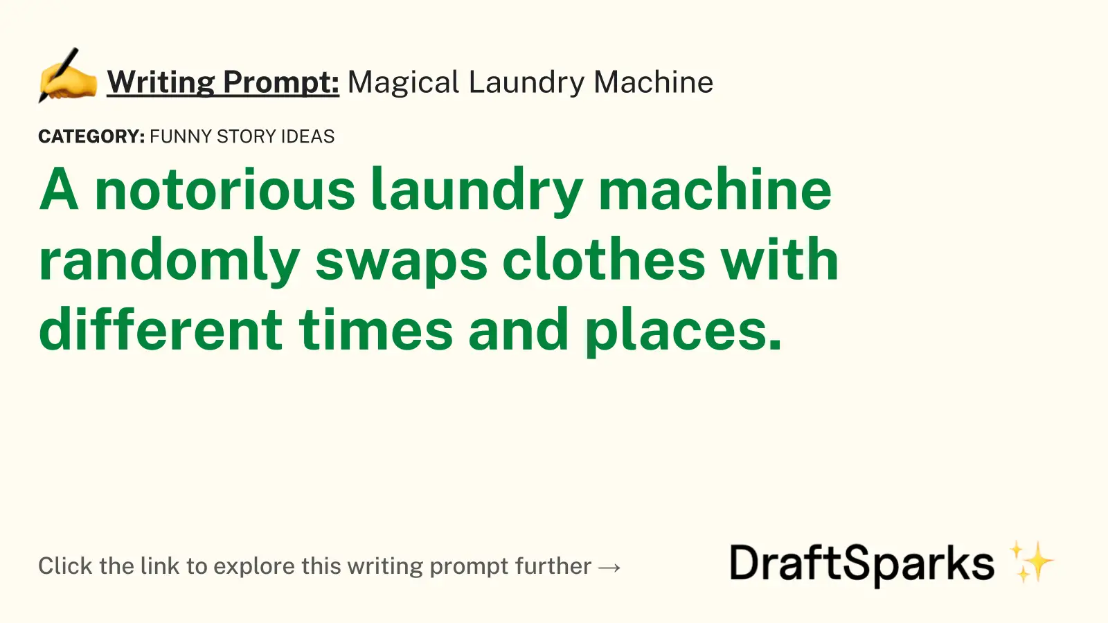 Magical Laundry Machine